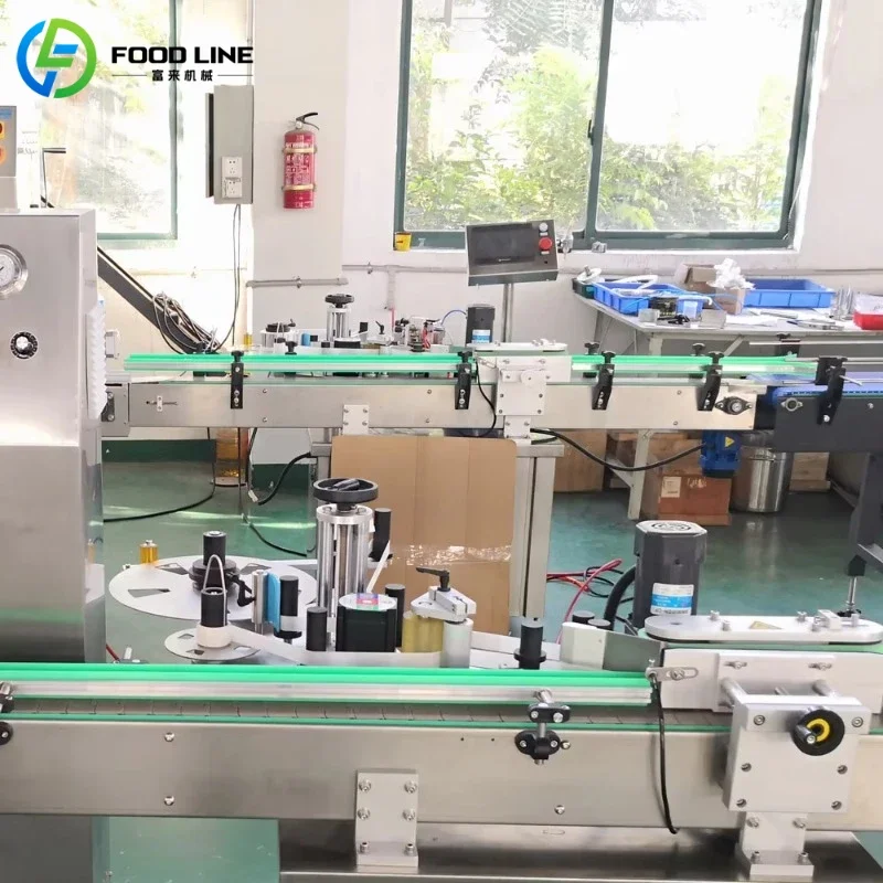 Manufacturer Price Electric Automatic High Precision Motor Bottle Labeling Machine Food Beverage Shampoo Cosmetics Glass Metal