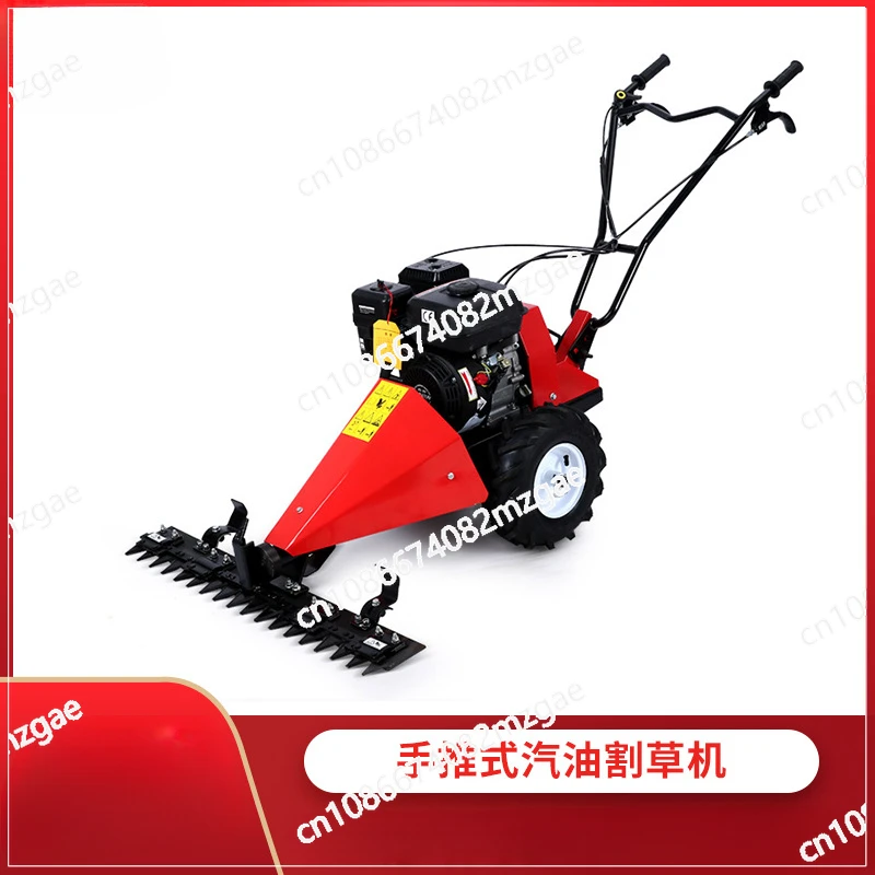 Source Factory Hand Push Gasoline Mower New Forestry Wasteland Large Lawn Mower Land Cultivation Mower