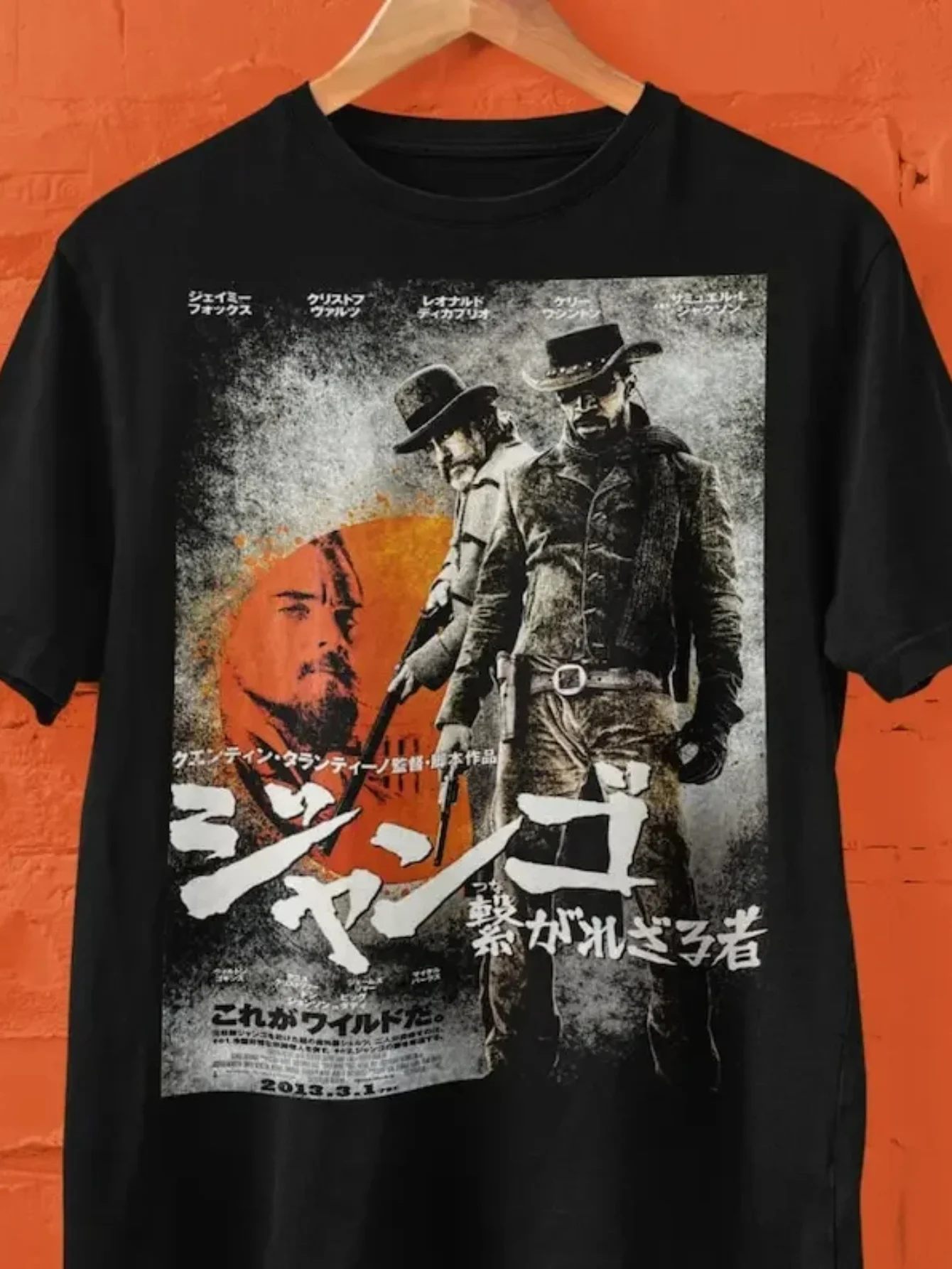 django-unnchained-cartaz-de-filme-japones-t-camisa-django-unnchained-camisa-tarantino-fas-do-filme-camisa-filme-buffs-presente