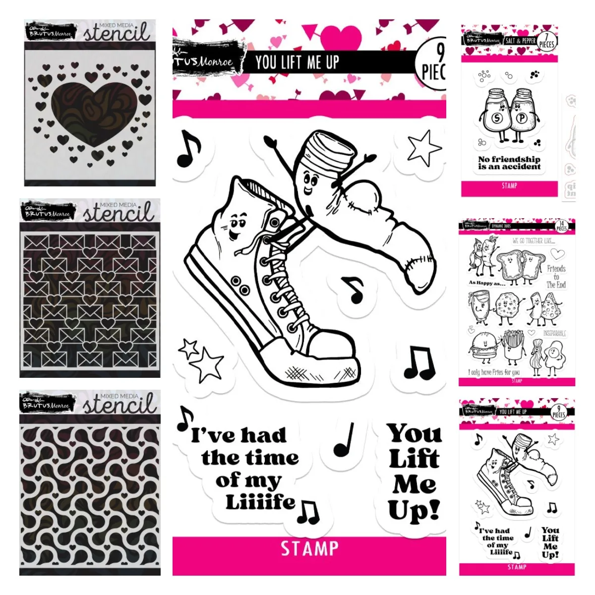 

You Lift Me Up Die Clear Stamp Metal Cutting Dies Stencil Embossing Mold Scrapbook Paper Template Decoration Geometric Fun Heart