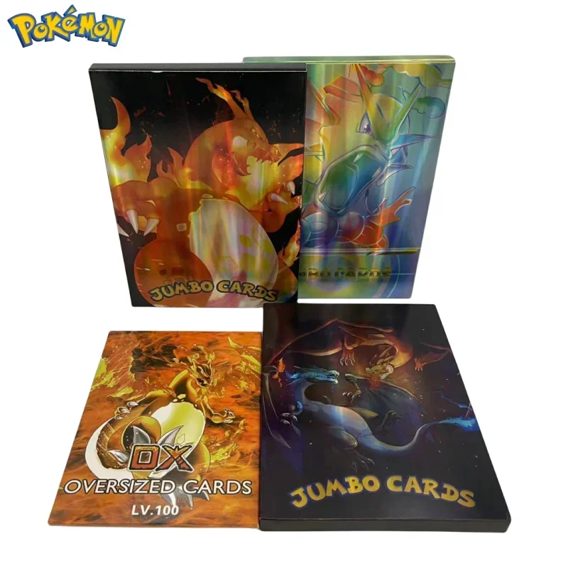 Pokemon Cards Oversized 12.5*17.5cm/15*21cm Shiny Vstar Vmax GX Charizard Arceus Anime Pikachu Kids Collection Birthday Gift