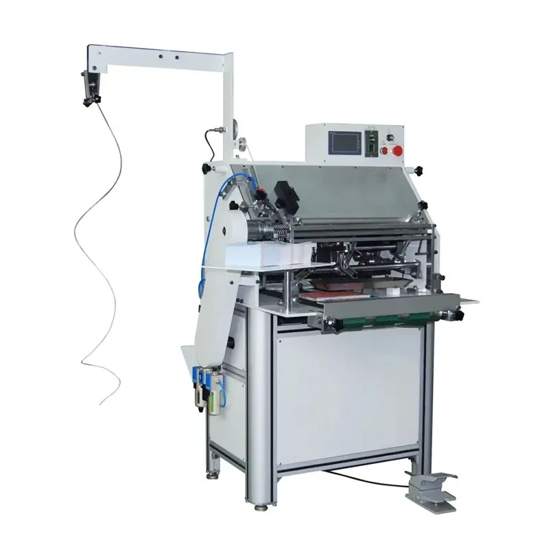 High Efficiency Industrial Spiral Coil Binding Machine Automatic Wire Forming Threading Machine for Print Shop Calendar Factory
