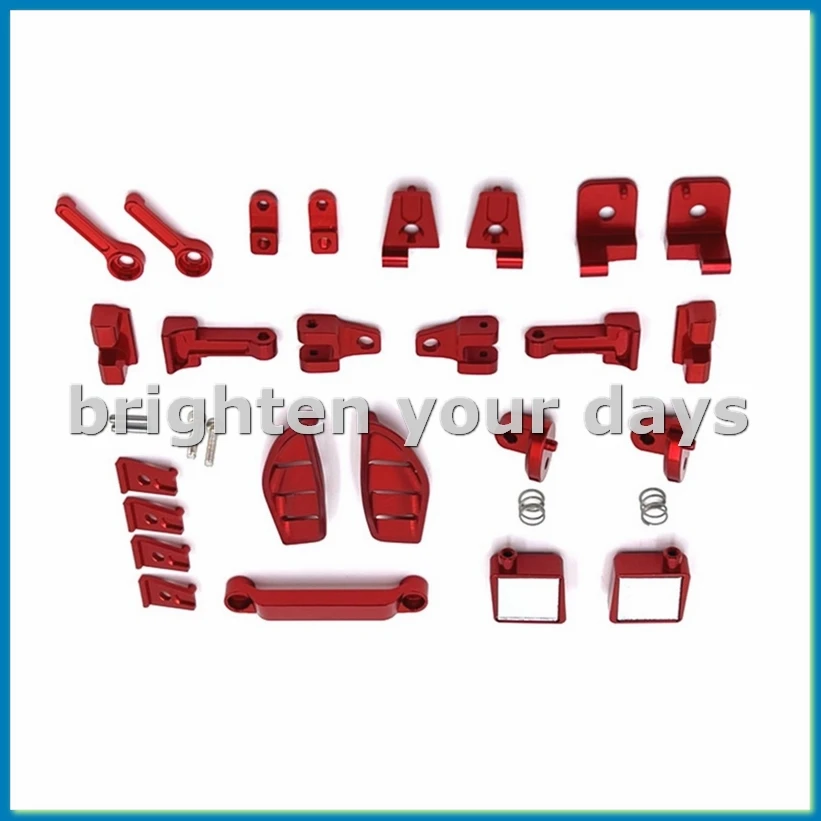 

RC Car Upgrade Car Shell Trim Kit for 1/12 H12Y H12Y+ RC Car Upgrade Accessories Red-A12I