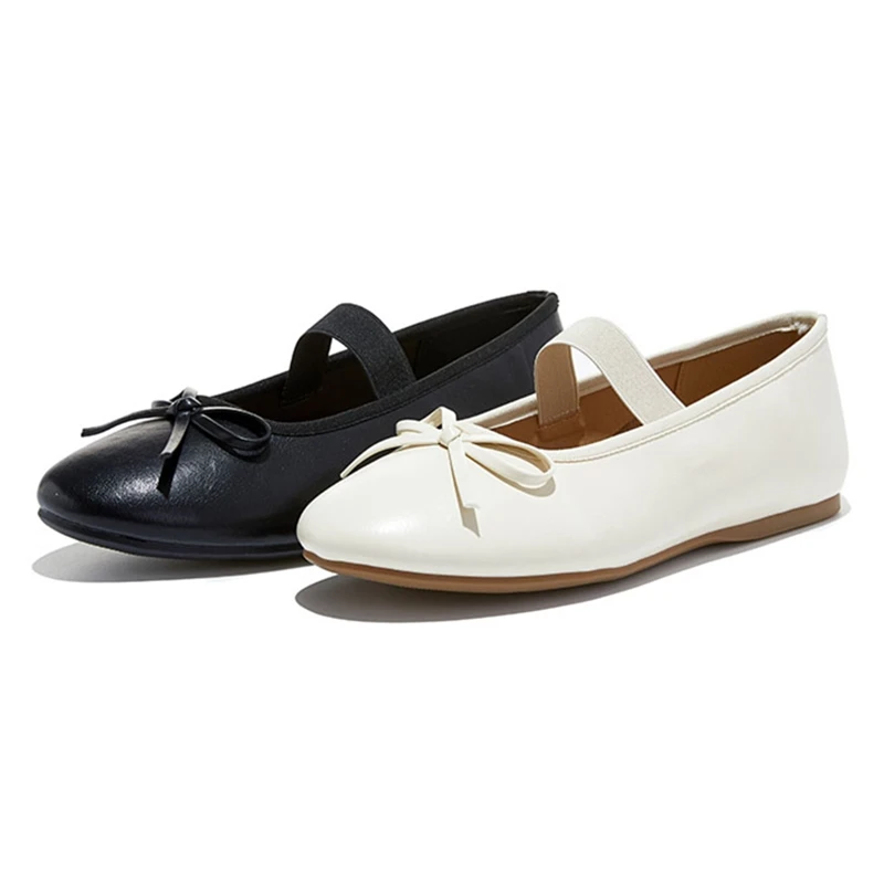 

AIYUQI 2026 New Women's Flat Shoes Non-slip Mary Jane Shoes Female Large Size Shallow Mouth Ballet Shoes For Women