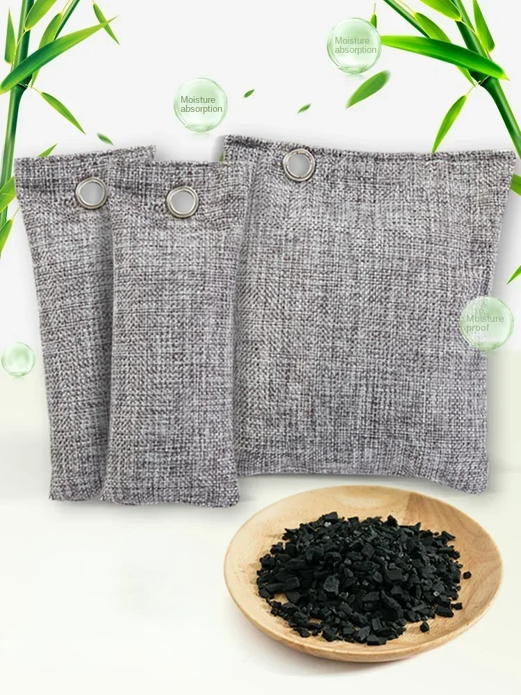 Indoor Multifunctional Deodorant Bamboo Charcoal Package Wardrobe Shoes Car for Car Formaldehyde Removal Activated Carbon Bag