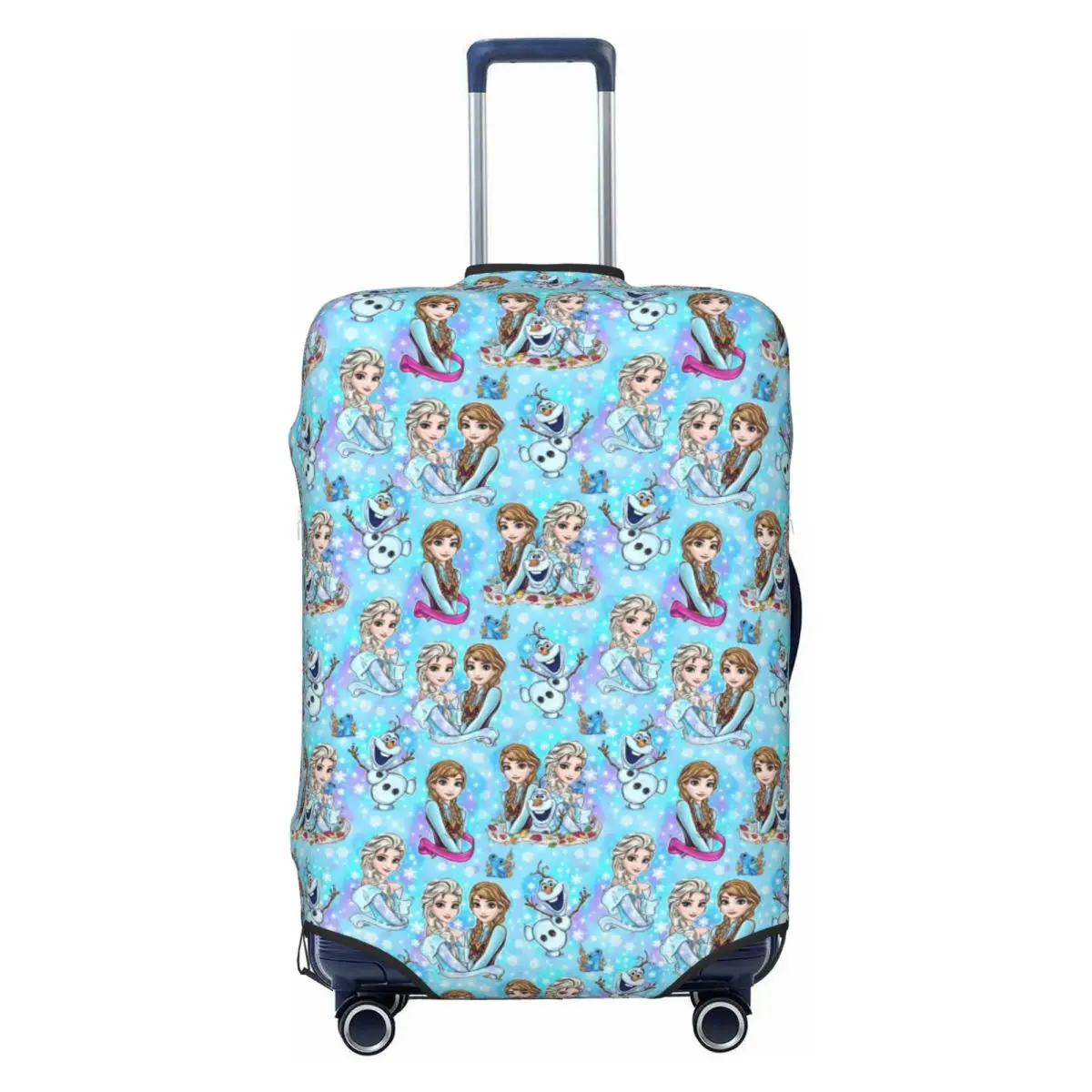 

Custom Elsa Cartoons Anime Frozen Luggage Cover Protector Fashion Travel Suitcase Covers for 18-32 Inch
