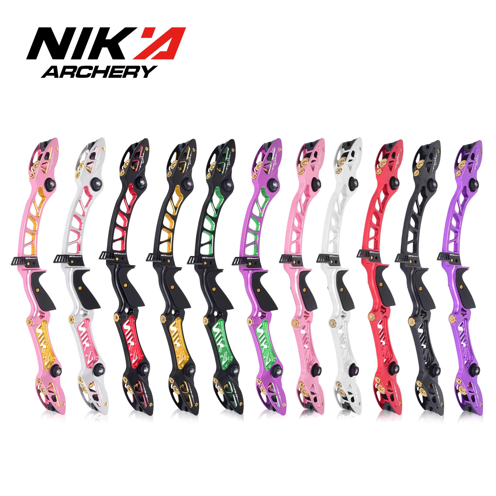 NIKA Archery left/Right Hand ILF Recurve Bow Riser CNC ET-15A Stellar 25inch ILF Recurve Riser