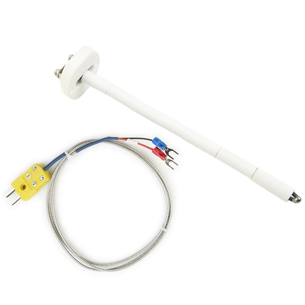 

K-Type Thermocouple Block Ceramic Kiln Probe -50℃ To 1300℃ Thermocouple Probe High Temperature Controller Connector