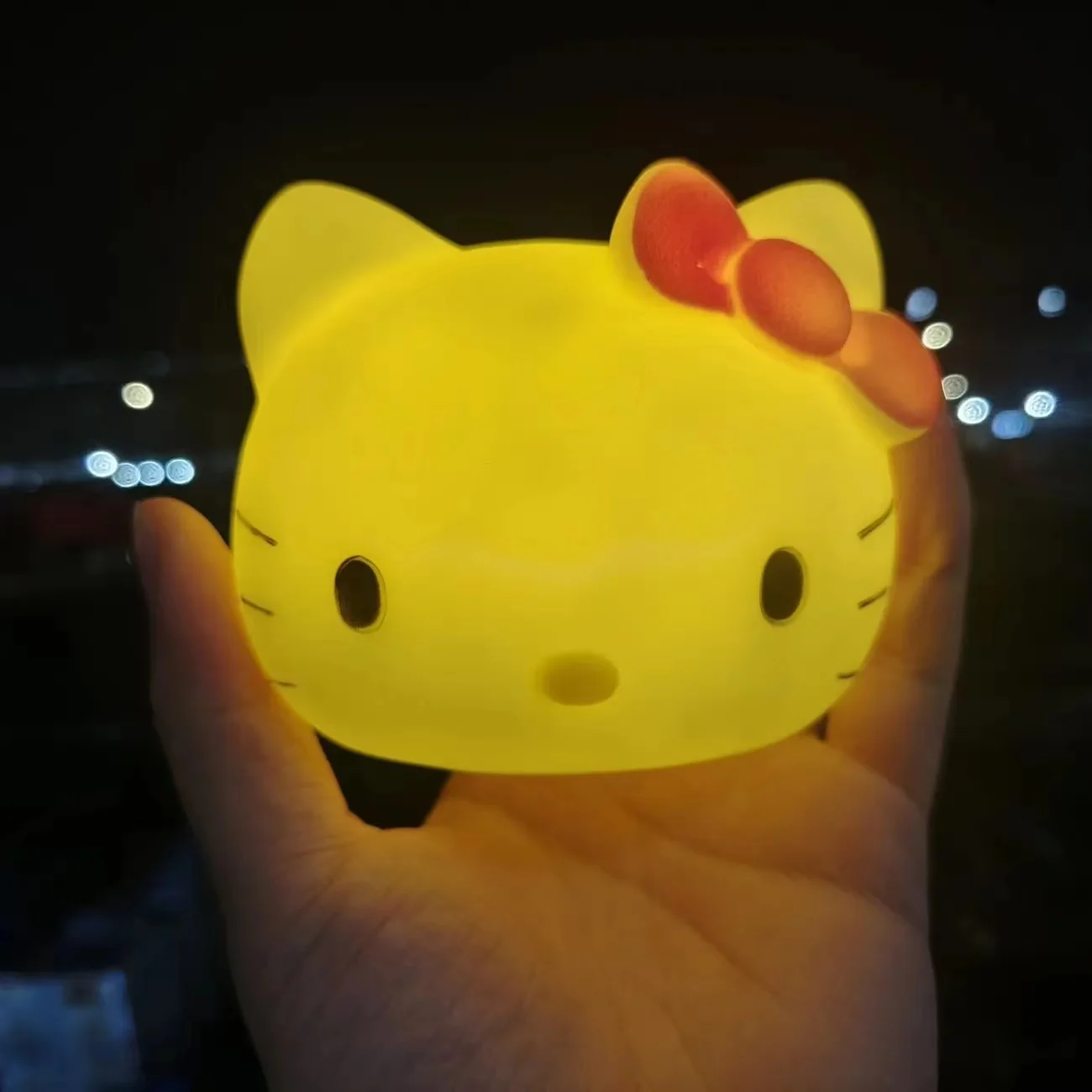 Sanrio Hello Kitty Night Light Eye-friendly Ambient Light Is A Must-have Sleeping in The Bedroom Bedside Girl Birthday Gifts