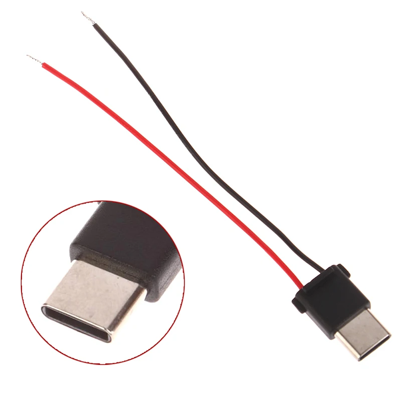 (.) USB Type-C Waterproof Connector Welding Wire Female Socket Type-C Port Charging Interface Socket With Welding Wire