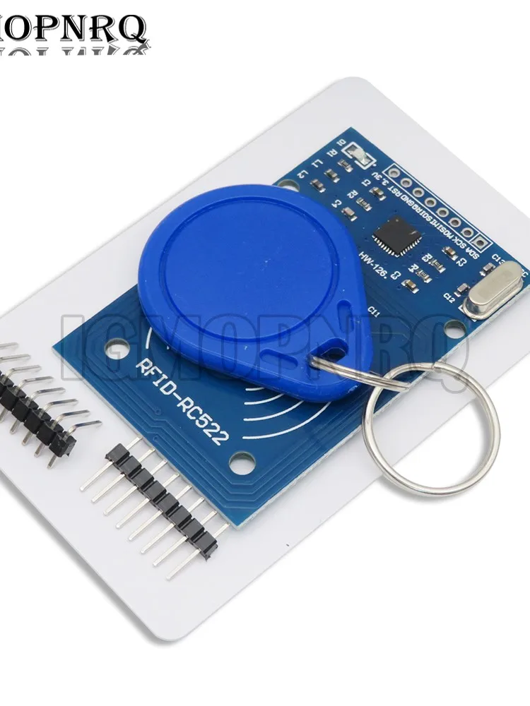 Zestaw MFRC-522 RC-522 RC522 antena RFID IC moduł bezprzewodowy dla Arduino IC KEY SPI Writer Reader karta elektroniczna moduł zbliżeniowy — zdjęcie produktu 7