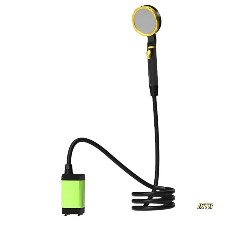 

Outdoor Shower Kit Camping Shower Pump Full Screen Digital Display 7800Mah Upgraded Low Noice Outdoors Shower Kit