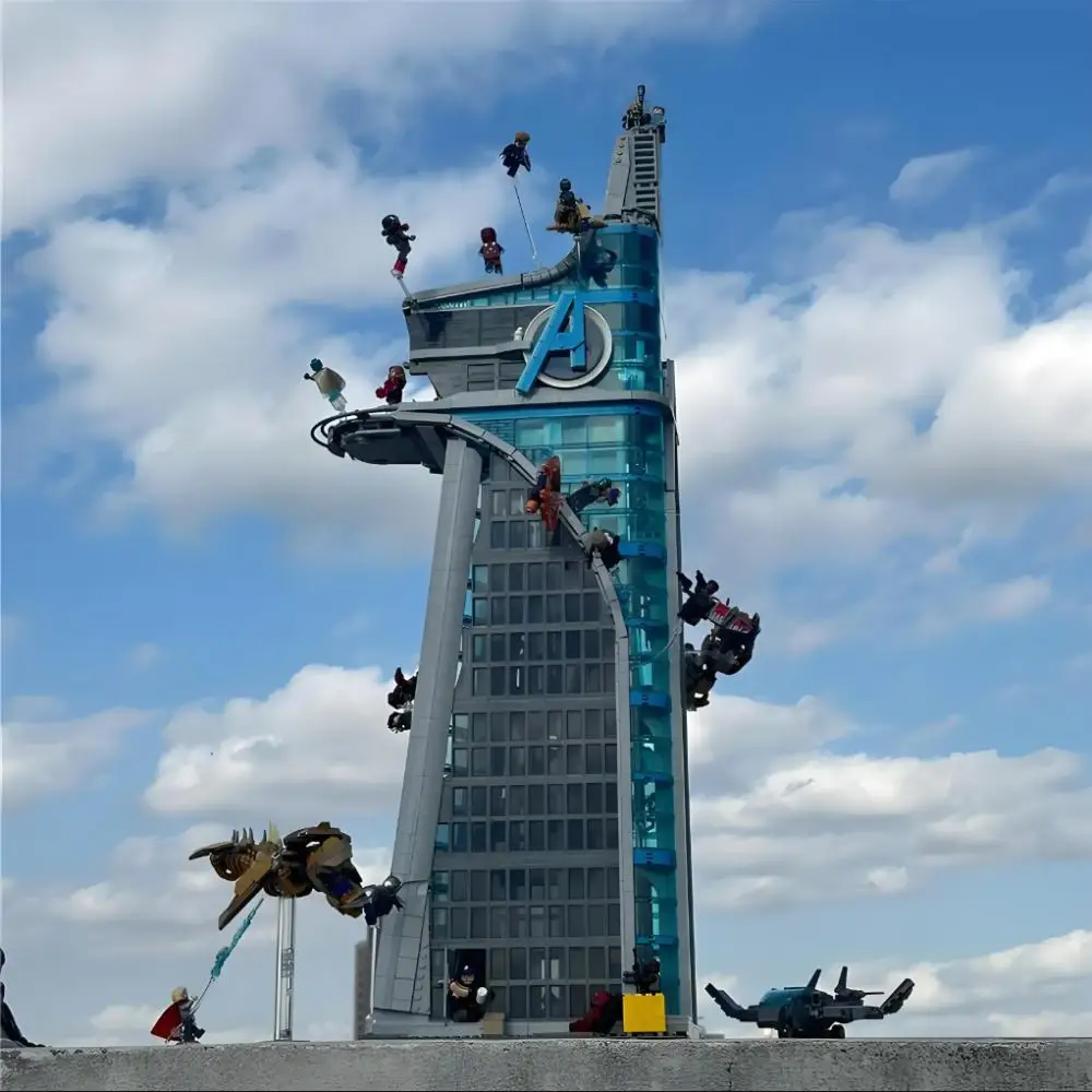 5201pcs Heroes Alliance Series Avengers Tower 76269 Building Block Puzzle Model Bricks Toy For Birthday Christmas New Year Gift