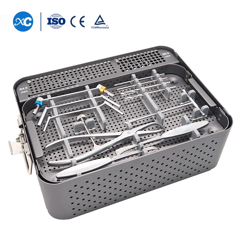 Surgical Trauma Non-Locking Plate The Basis of Surgical Instruments Large Fragment Instrument Set For Lower Limb Bone