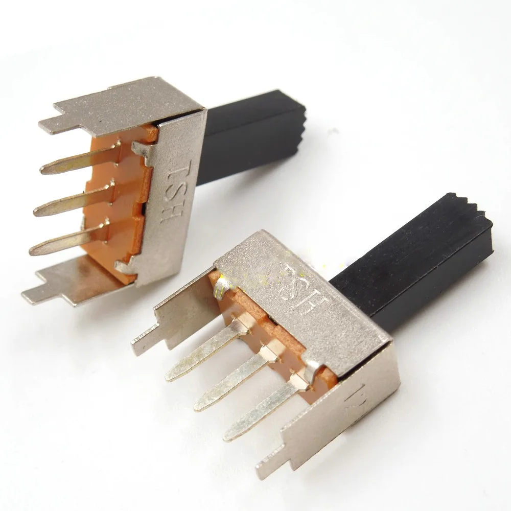 

SS22F16-G15 Toggle Switch Microswitch / Slide Switch Power Switch Straight Leg 3 Legs 2 Positions Shank Length 15MM