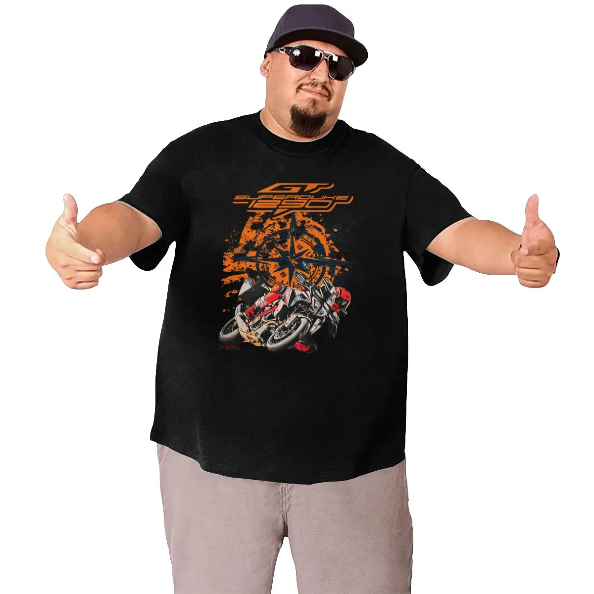 GT Superduke 1290 Touring Men vintage T Shirts Crewneck Big Tall Tees 100% Cotton printed Large 4XL 5XL 6XL graphic