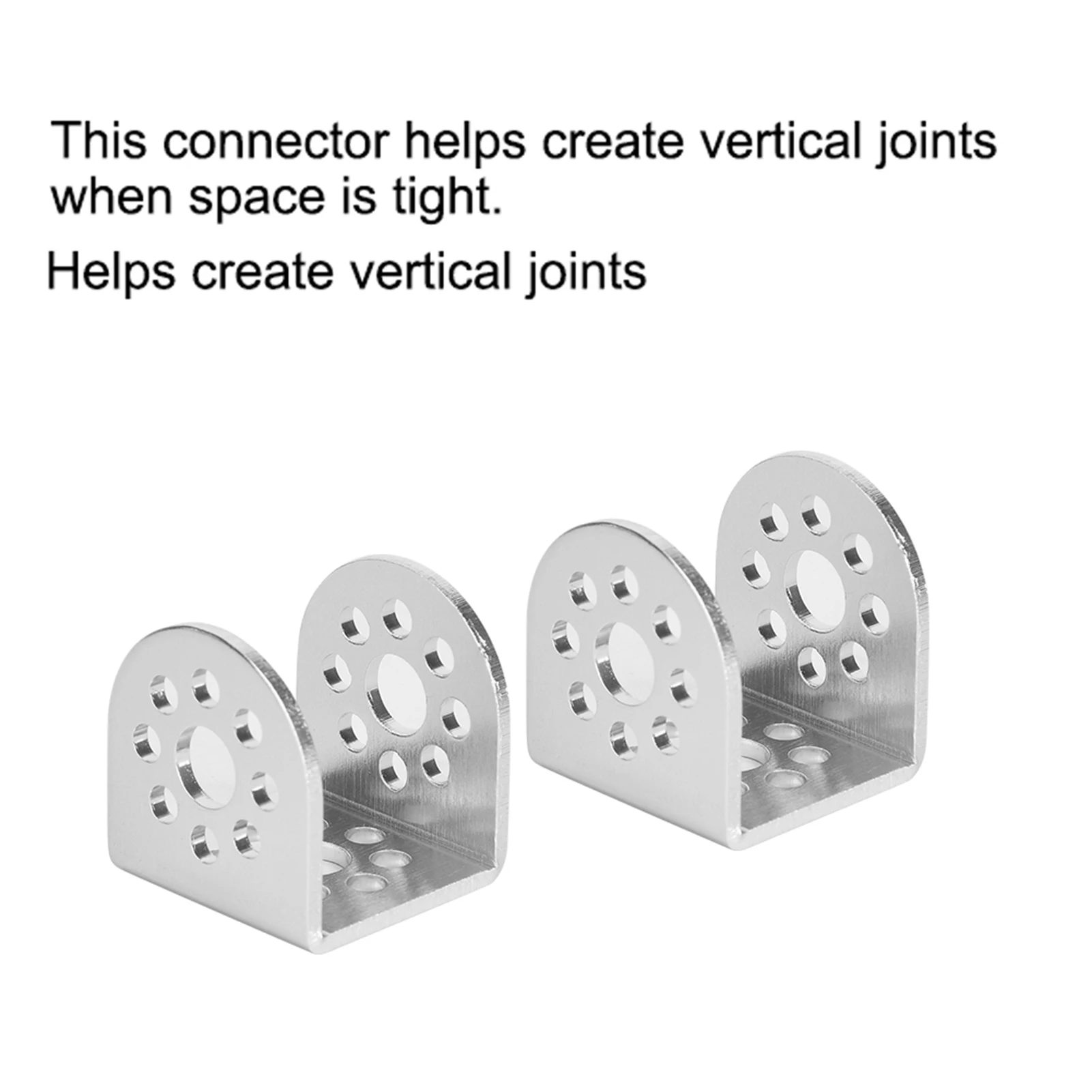 2 pcs C Type Connection Bracket compatible for TETRIX Tetrixrobotics Pitsco Robotics Robot Part Accessory