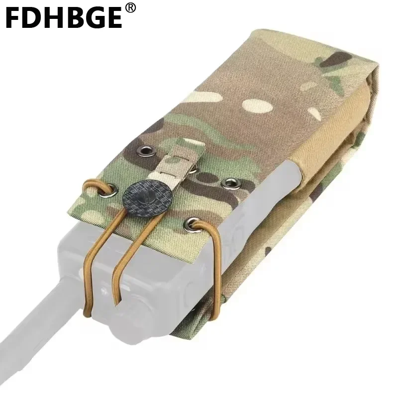 

FDHBGE Camping Hiking Radio Bags Magazine Pouch Molle System Paintball Accessories CS Wargame Holster Hunting Outdoor Equipment