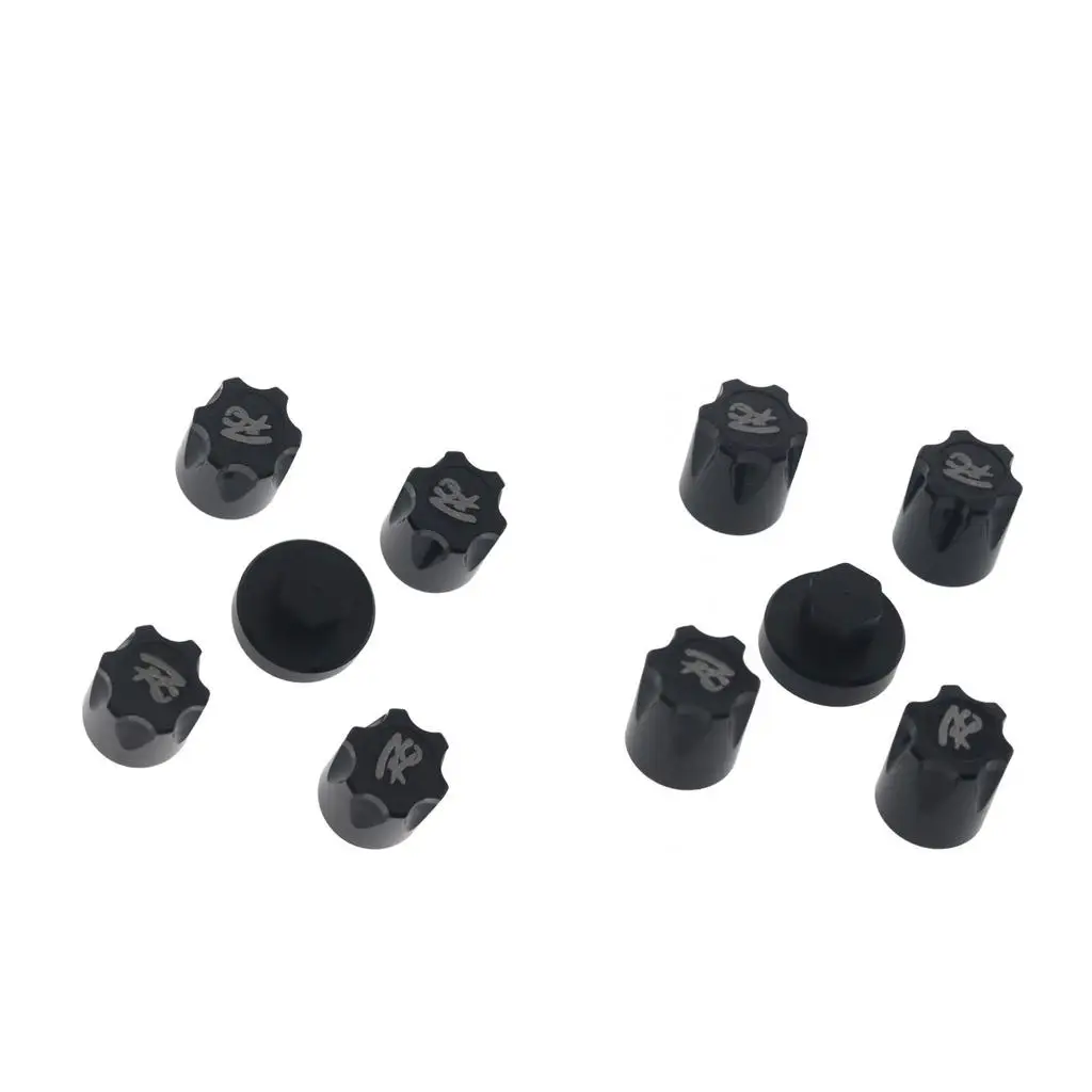 8 шт., центр обода радиоуправляемого автомобиля из алюминиевого сплава: 10 RC Crawler MST, черный