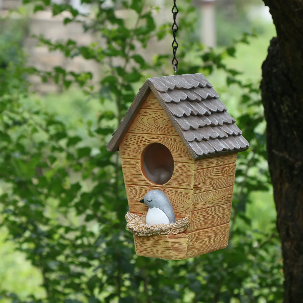 Bird House Garden Decoration Balcony Courtyard Tree Pendant Outdoor Decoration Bird House Breeding Hanging Decorations