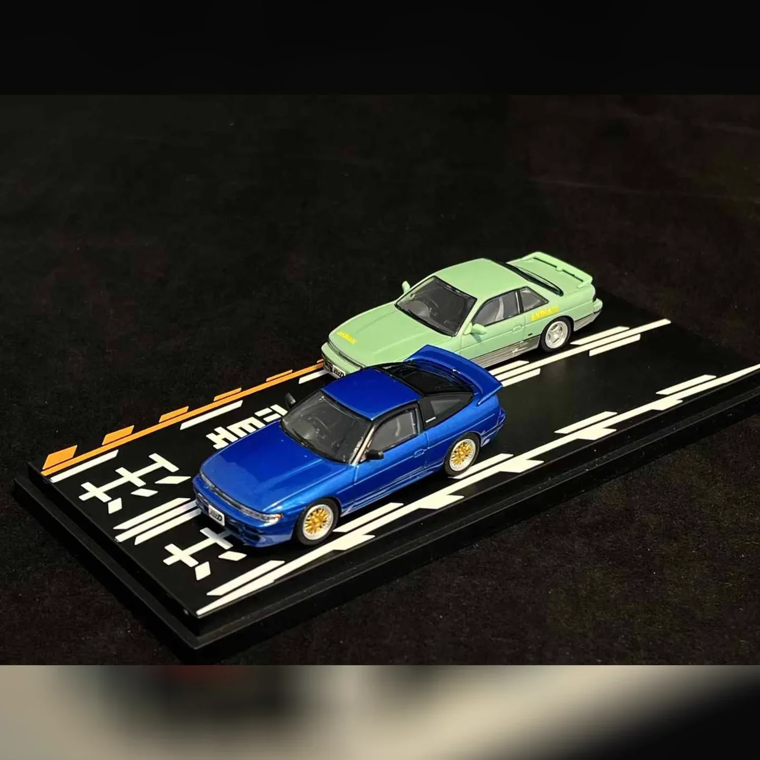 Hi-story 1/64 Modeler's Initial D  Twin Car Set  Collection Gift Scale Model Car