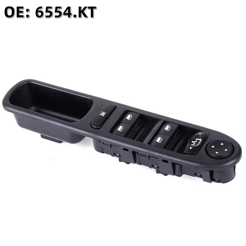

OE: 6554.KT Power Window Lifter Switch Left Driver Side Window Control Switch For 2003-2007 Peugeot 307