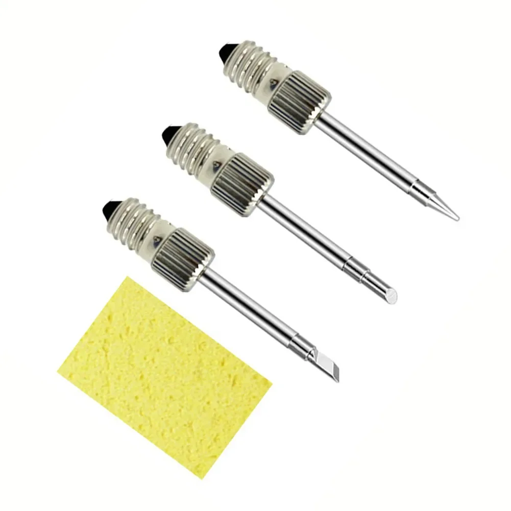 B、C、K Iron Tip Soldering Iron Tip E10 Interface For Welding Application Portable USB Soldering Tip Set Welding Tips