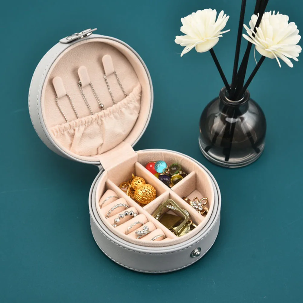 

Портативная шкатулка для драгоценностей, дорожный держатель, органайзер, чехол для хранения ювелирных изделий, маленькие серьги