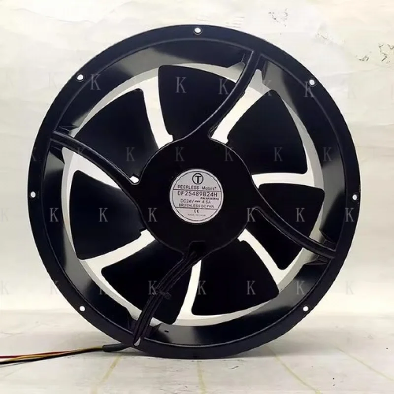 

C 1PCS FOR DF25489B24H 25489 DC24V 4.50A 25CM 3-Wire Metal Frame Cooling Fan