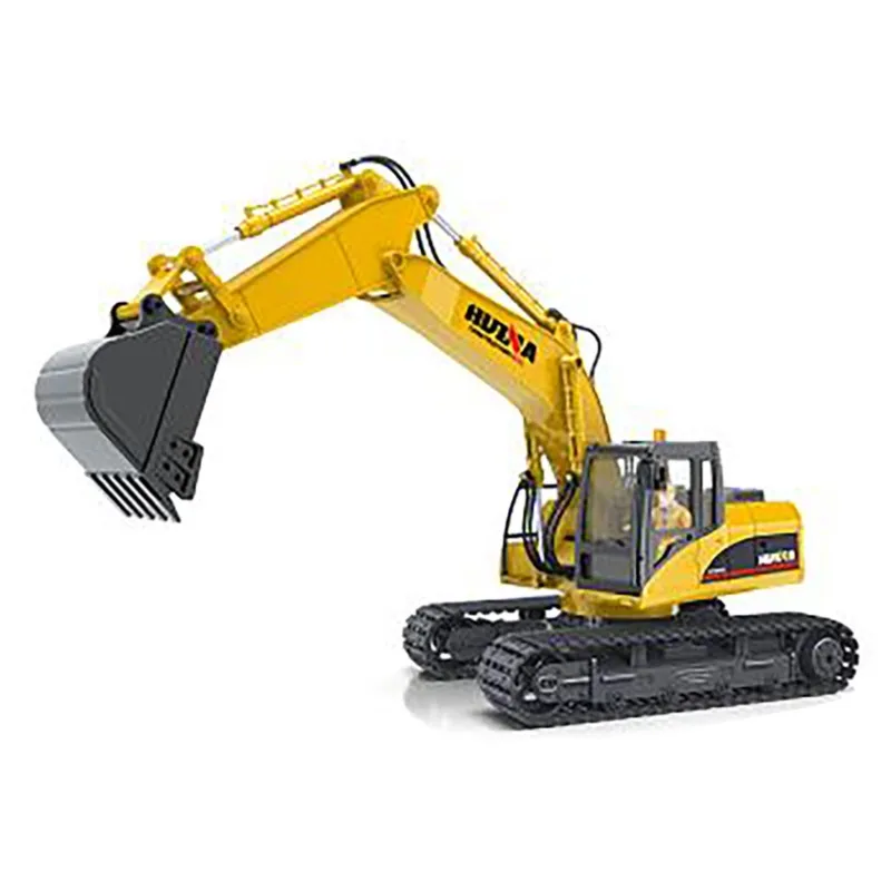 جديد 1535 HUINA 1/14 RC حفارة كهربائية التحكم عن بعد حفار 15CH 2.4G راديو الانتهاء من لعبة نموذج بطارية تأثيرات ضوئية الصوت