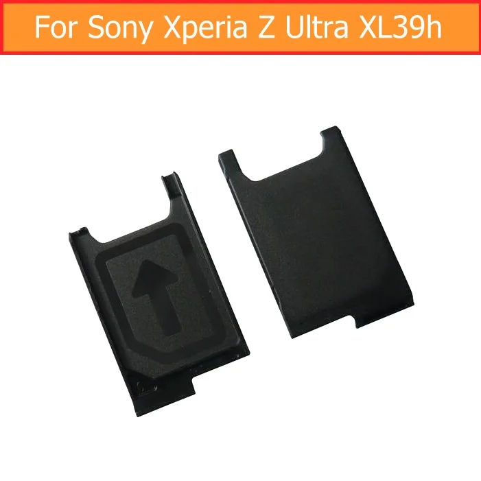 Soporte de lector de tarjetas sim genuino para Sony Xperia Z ULTRA XL39H C6802 C6803 bandeja de ranura para tarjeta Sim para Sony XL39H adaptador de bandeja de tarjeta Sim