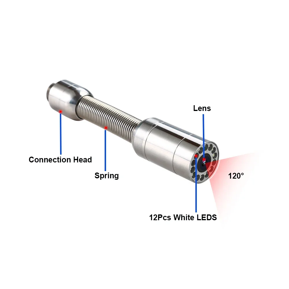 20m Cable 23mm Lens Industrial Endoscope 7