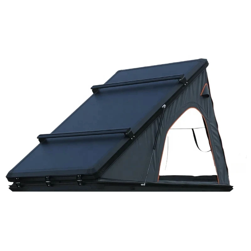 High Quality Lift-up Aluminium Hardshell Rooftop Tent Four-Season Waterproof Single Bedroom Easy Setup For SUV Van Truck Camping view 2