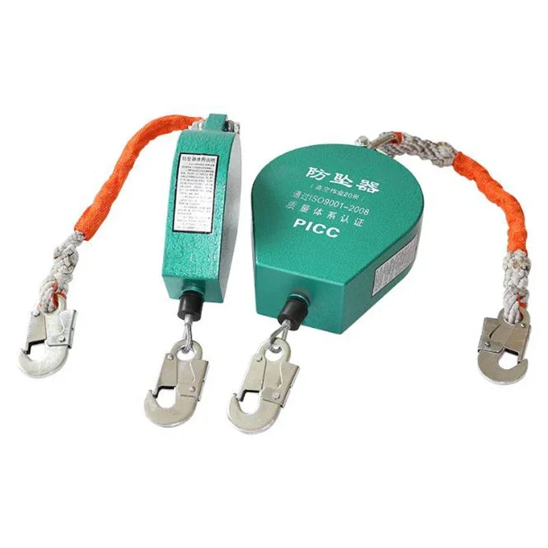 3-15M, 150kg High altitude anti falling Descent device safety belt cable harness life-saving rope sling