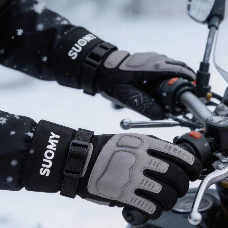 

Long Winter Motorcycle Gloves Waterproof Warm Windproof Touch Screen Motocross Motorbike Riding Protective Moto Gloves
