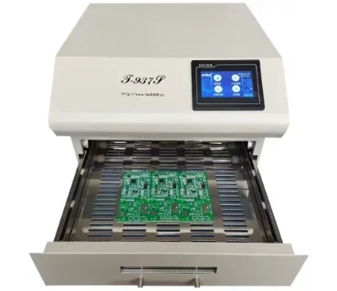 T-937S Puhui Vacuum Smt Reflow Oven Desktop Reflow Soldering Machine for PCB Plate Heating 220V/110V 1 Year Warranty