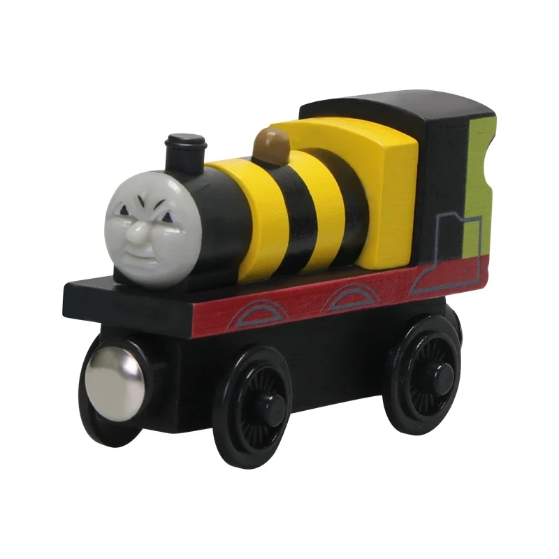 Tren magnético de madera de Thomas y sus amigos para niños, Molley, Diesel, Olivia, Oliver Edward, modelo de tren, juguetes para niños, regalos de