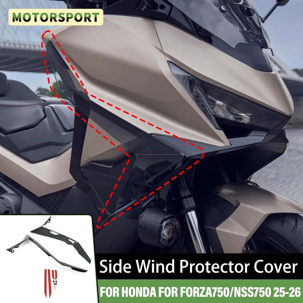 Image of Für HONDA Forza 750 NSS750 2025 2026 Seitenwindabweiser Beinschutz Untere Deflektoren Verkleidungszubehör Dekoration
