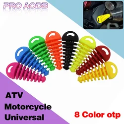 Rubber Motorcycle Dirt Bike ATV Muffler Exhaust Pipe Muffler Wash Cap For KTM XCF Honda CRF SUZUKI YAMAHA YZF KAWASAKI KLX Kayo