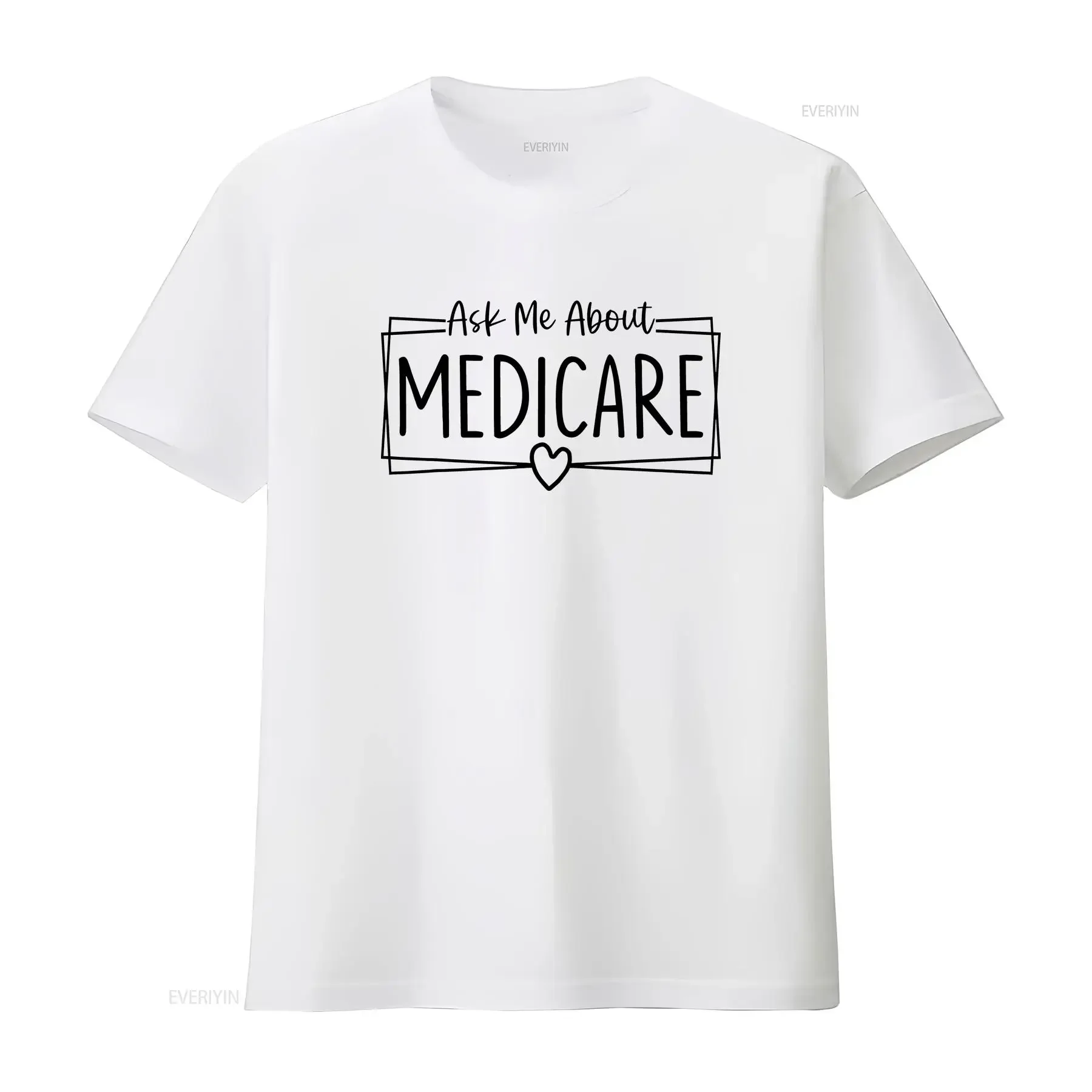 Ask Me About Medicare Insurance Agent Broker Sales Marketing T Shirt vintage Washed Top For Everyday Wear Slightly streetwear