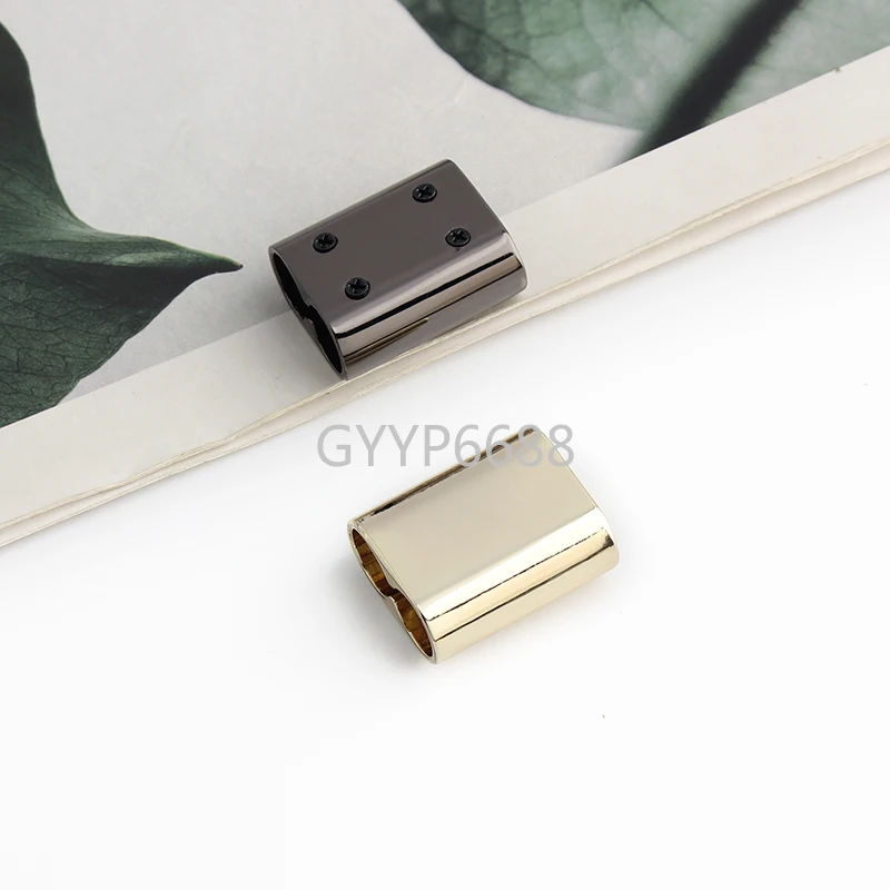 10/50/100PCS 24x20mm Metal Stopper Cord Lock For Bags Strap Purse Sport Wears Hoodie Coat Cord End Tassel Cap Buckle Accessories