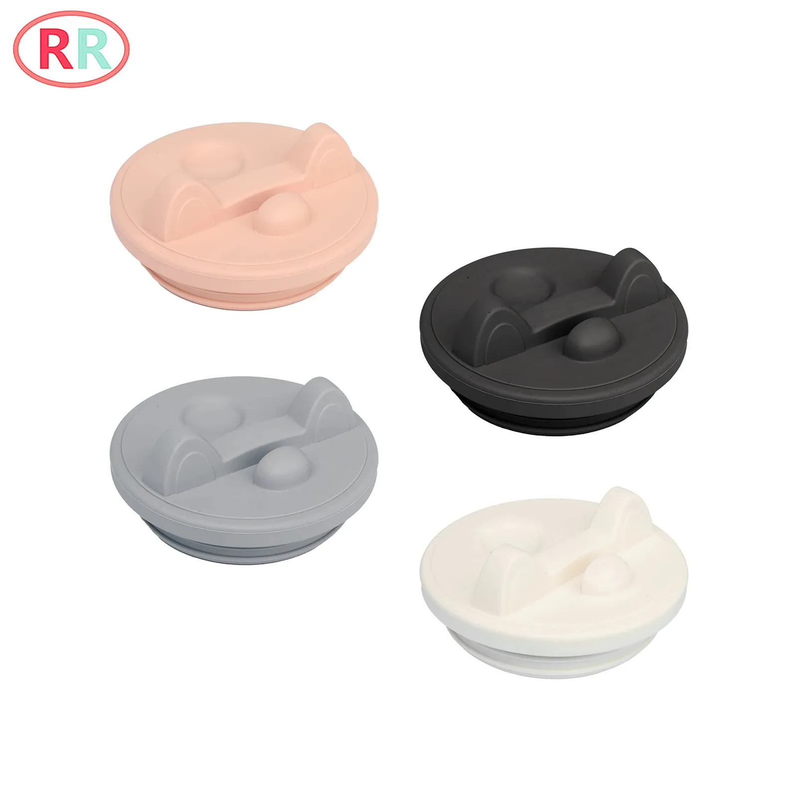 

Silicone Cup Lid And Phone Holder for 40oz Tumbler Cup with Handle Replacement Lids Cell Phone Stand Water Bottle Accessories