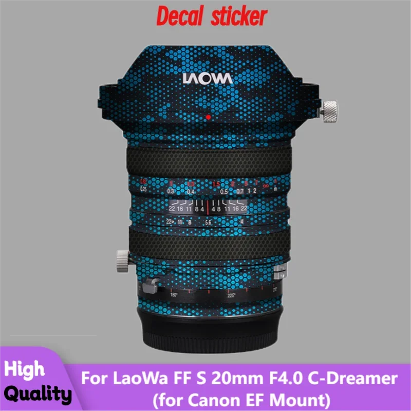 

Для LaoWa FF S 20 мм F4.0 C-Dreamer для Canon EF Mount наклейка на рассеиватель Защитная пленка для защиты от царапин