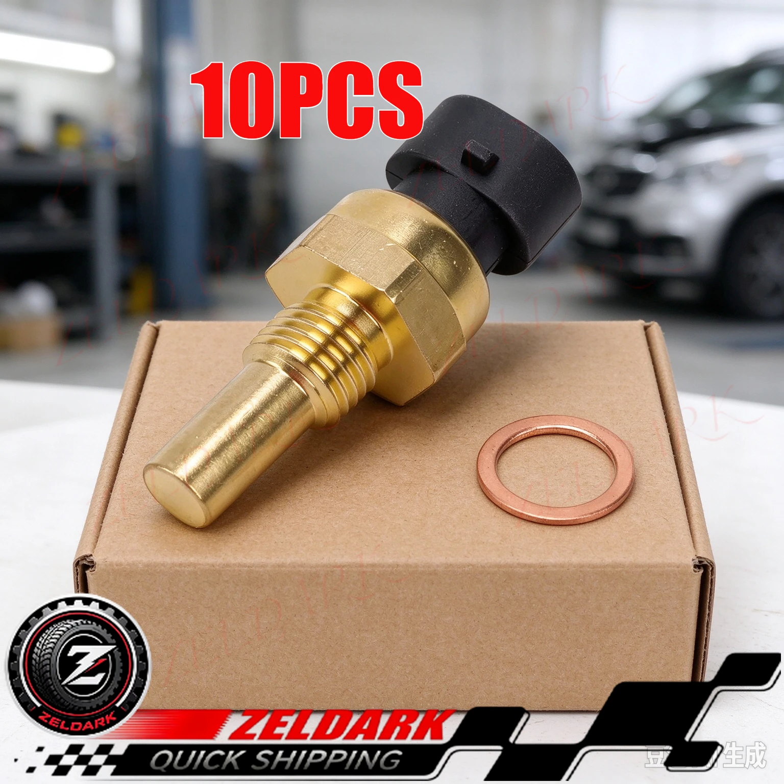 10PCS 96182634 Engine Coolant Temperature Sensor for Daewoo, Chevrolet, Cadillac, Buick, Pontiac, Opel, Vauxhall