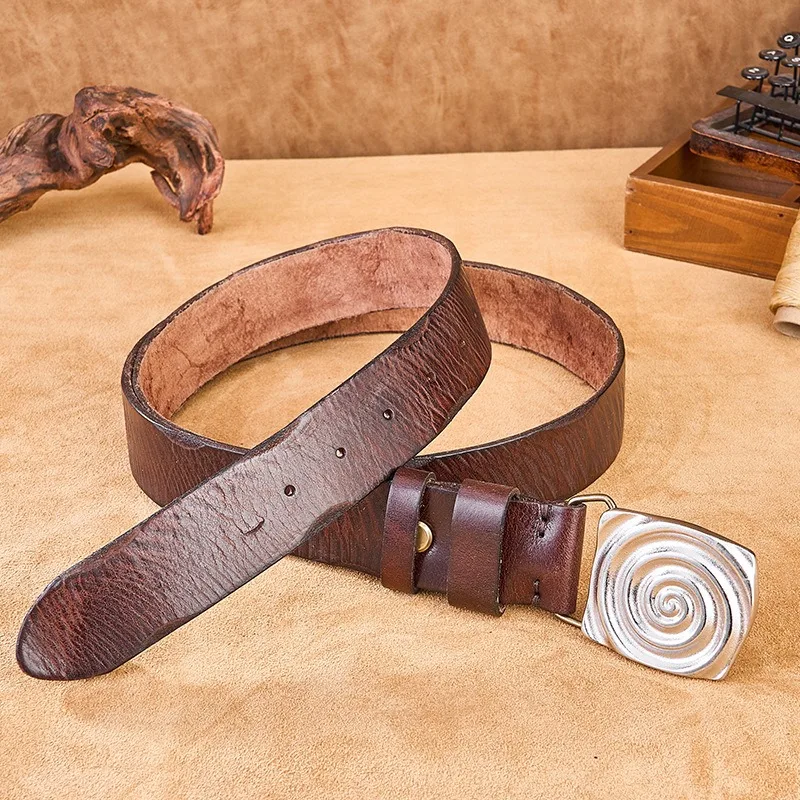 

Men's Sleek Automatic Buckle Belt - Genuine FauxwithTextured Square Pattern, Black, Simple & Stylish DesignforCasual Attire