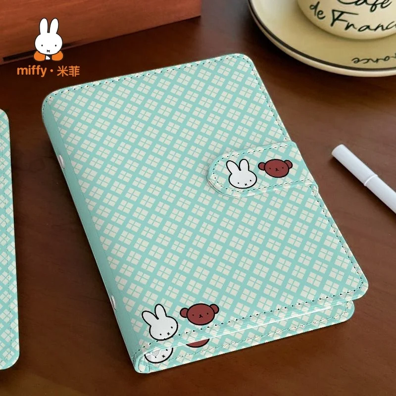 

Блокнот Miffy с отрывными листами, магнитной застежкой, портативный, для заметок, дневник, подарок для мальчиков и девочек