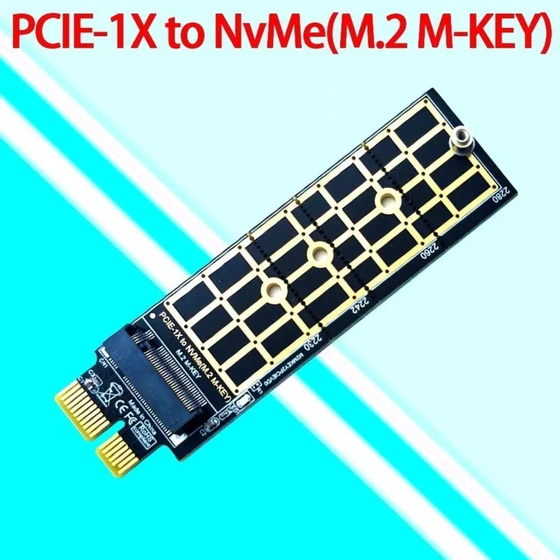 M Key NVME Protocol M. 2 Solid State Drive SSD To PCI-E 1X Expansion Card Adapter Card