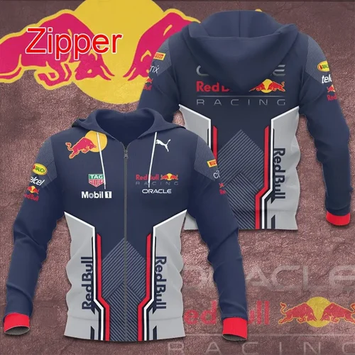 Imagen 2 del producto 2025 Primavera/Novedad de verano Venta caliente Red Bull Racing Team Radical Sports Leisure Moda Sudaderas con capucha para hombres y mujeres Sudadera con capucha de moda