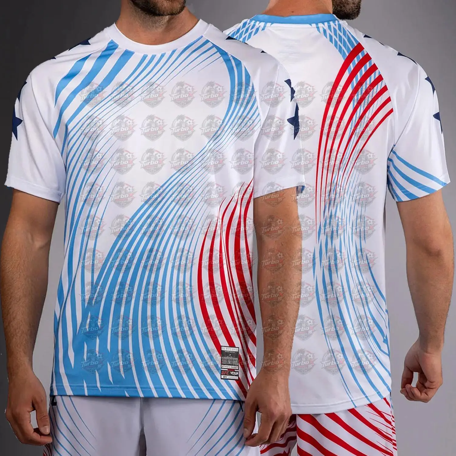 Customized Name 250th Anniversary Boxing Hot Selling Fan T-shirt Round Neck Short Sleeved Casual Fashion Extreme Sports Top