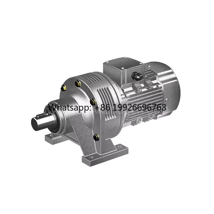 Cycloidal Gearbox 24V AC/DC 90 Degree Motor Reducer ODM Customizable 20  Hollow Shaft 20:1 Ratio  ISO9001 Certified